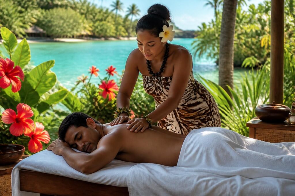 découvrez les techniques du massage polynésien et ses bienfaits pour le corps et l’esprit : relaxation profonde, équilibre énergétique et détente assurée.