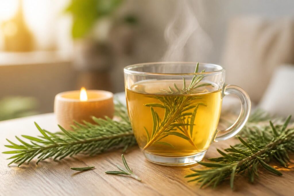 découvrez les bienfaits apaisants de la tisane au romarin, une infusion naturelle idéale pour renforcer votre bien-être et calmer l'esprit.