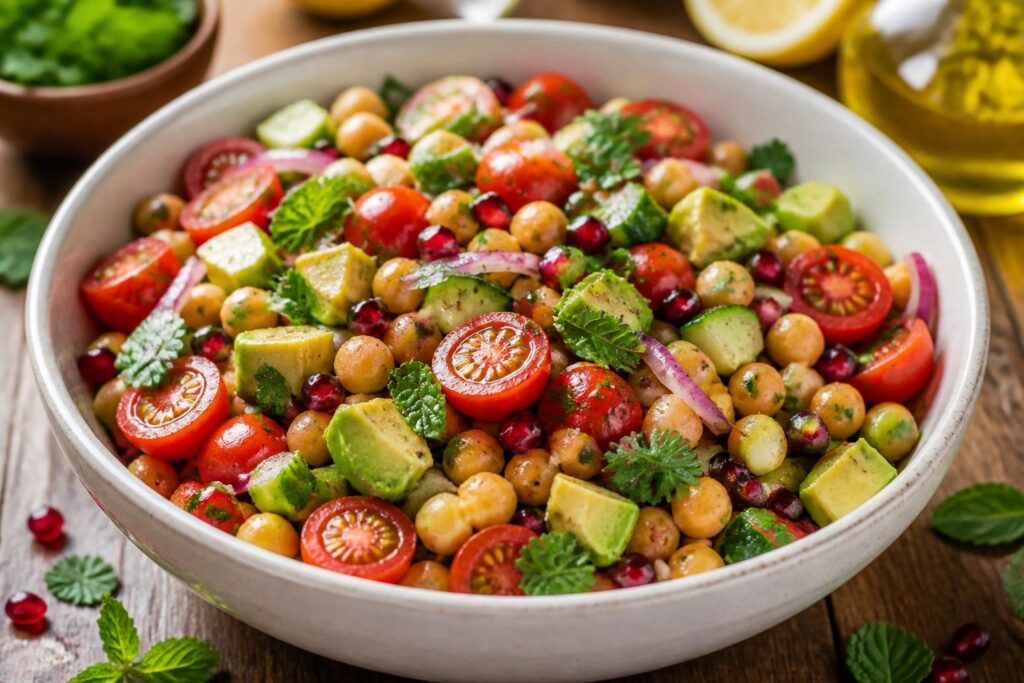 découvrez nos recettes gourmandes et nutritives pour préparer la meilleure salade de pois chiches, alliant saveurs et bienfaits pour une alimentation saine et savoureuse.