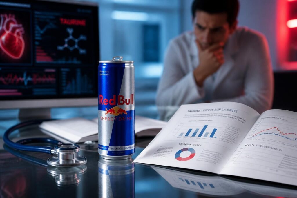 découvrez ce que révèlent les études scientifiques sur les effets de la taurine présente dans red bull et les potentiels risques pour la santé.